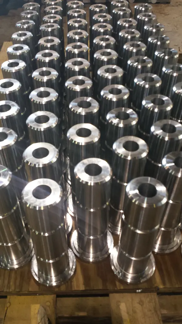Batch of CNC turned steel parts