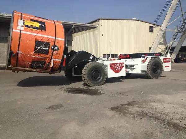 Underground mining equipment in for rebuild